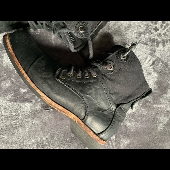 Men's GBX Griff Wrinkle Leather Boots Size 8 - Picture 7 of 8